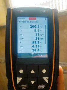 Análise da Combustão do Aquecedor de Água a Gás